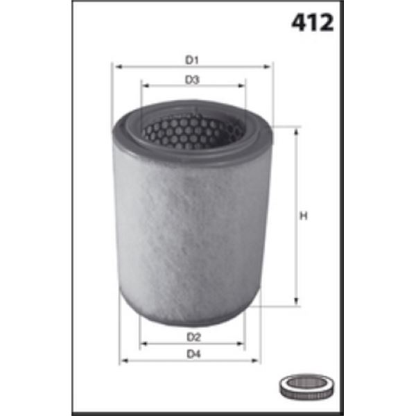EL9293 FILTRE A AIR VL