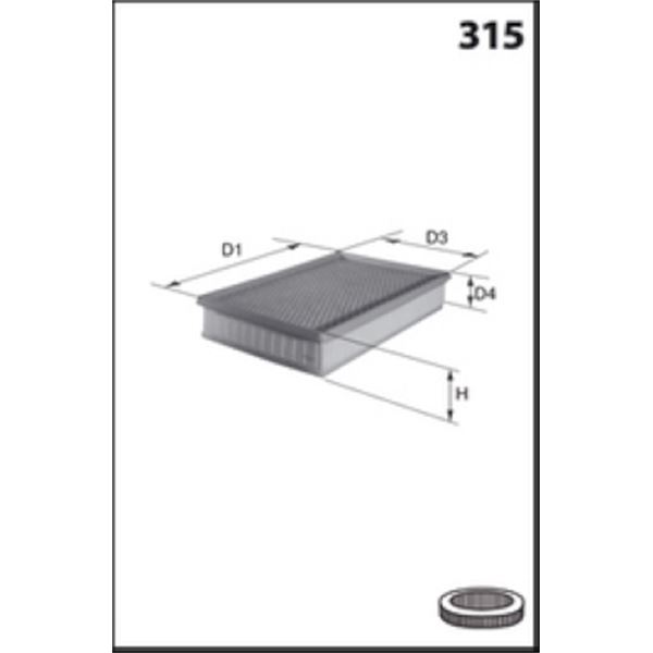 ELP9044 FILTRE A AIR VL