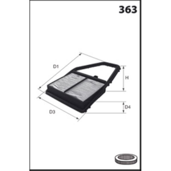 ELP9042 FILTRE A AIR VL