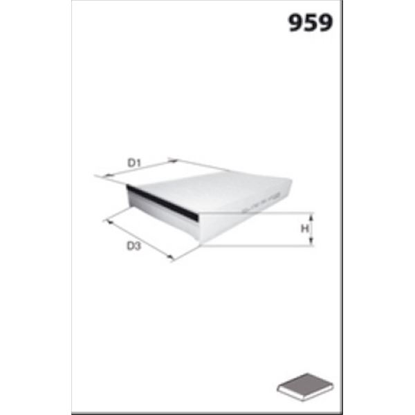 ELR7347 FILTRE D HABITACLE VL