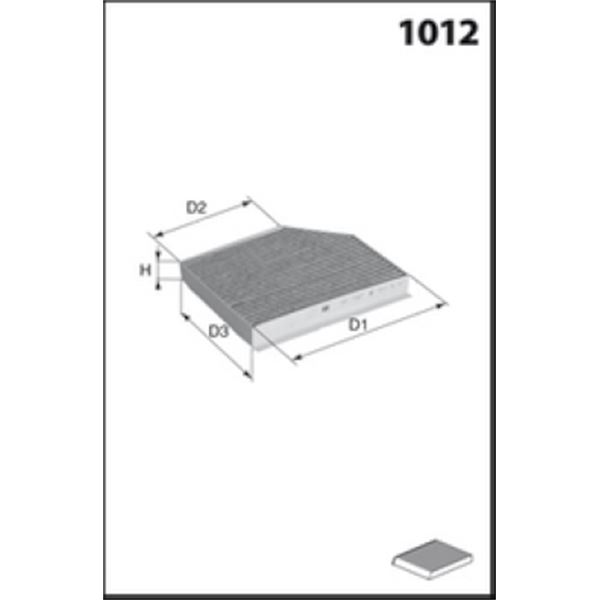 EKR7335 FILTRE D HABITACLE VL