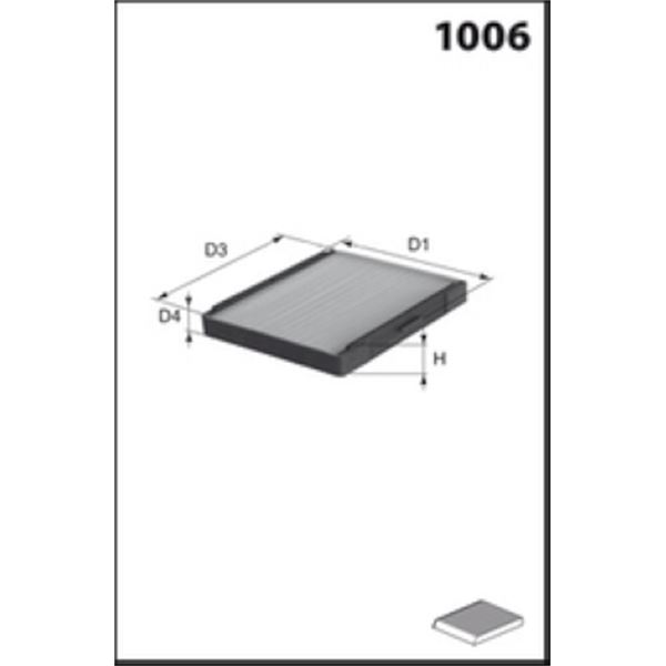 JLR7229 FILTRE D HABITACLE VL