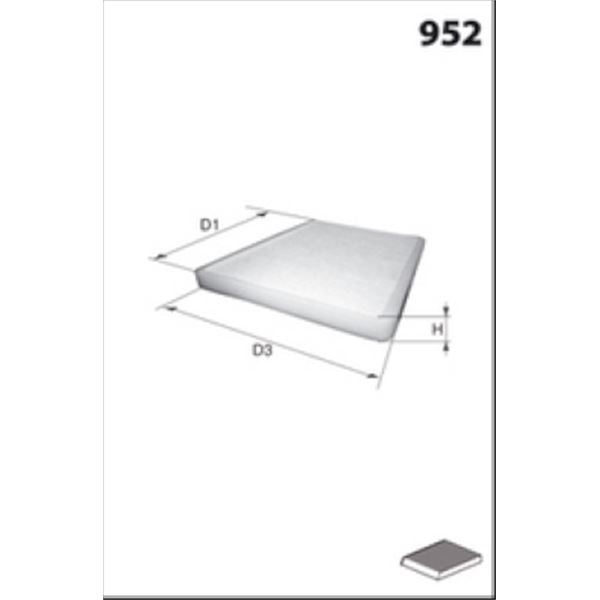 EAR7228 FILTRE D HABITACLE VL