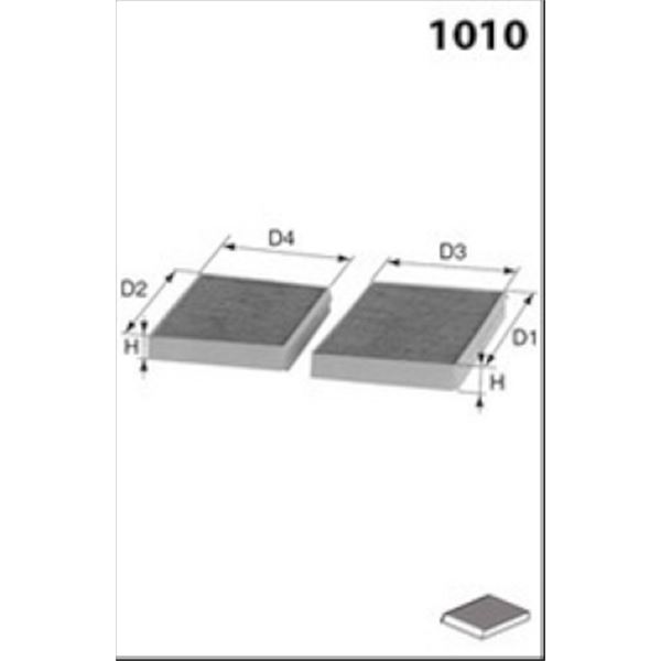 JAR7217 FILTRE D HABITACLE VL