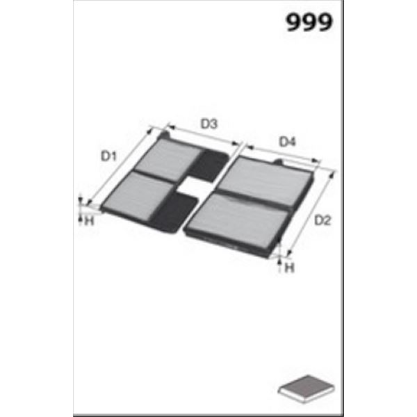 JLR7210 FILTRE D HABITACLE VL