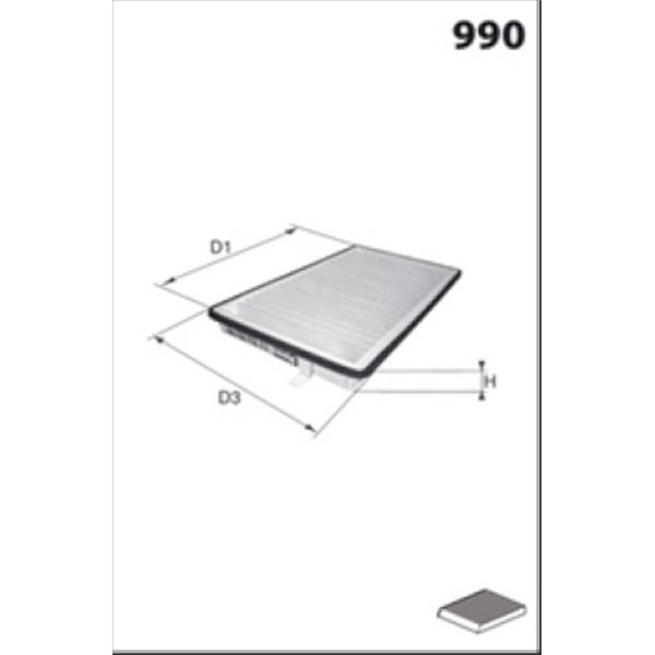 JLR7209 FILTRE D HABITACLE VL