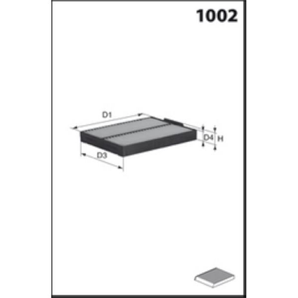 ELR7208 FILTRE D HABITACLE VL