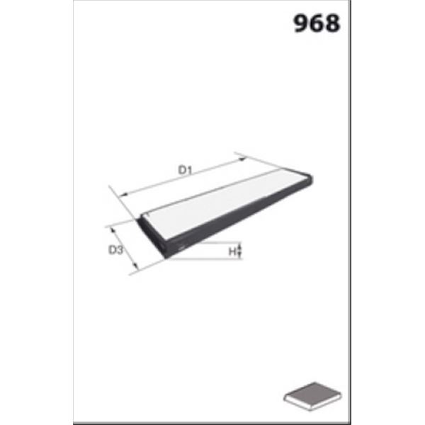 ELR7191 FILTRE D HABITACLE VL