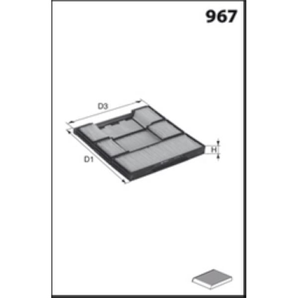 ELR7176 FILTRE D HABITACLE VL