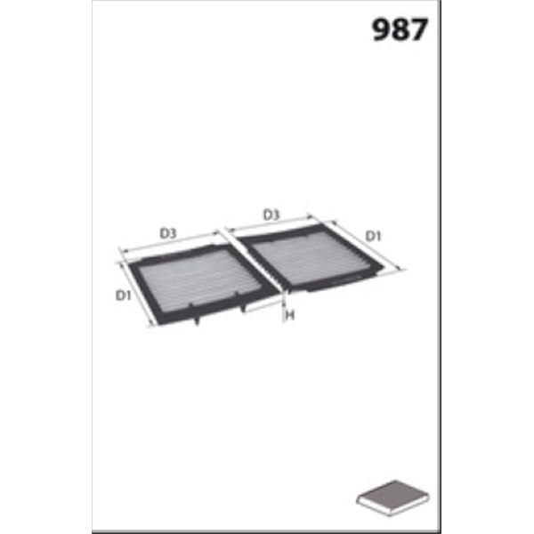 JLR7150 FILTRE D HABITACLE VL