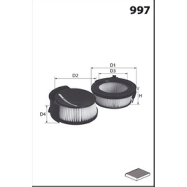 JLR7141 FILTRE D HABITACLE VL