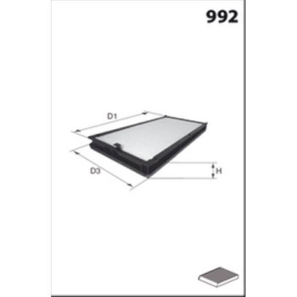 JKR7121 FILTRE D HABITACLE VL