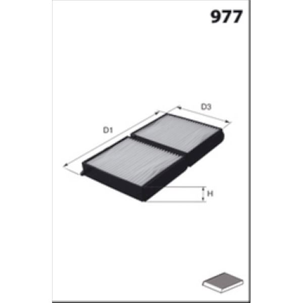 JLR7116 FILTRE D HABITACLE VL