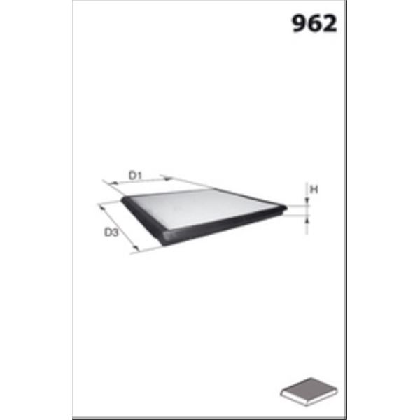 ELR7093 FILTRE D HABITACLE VL