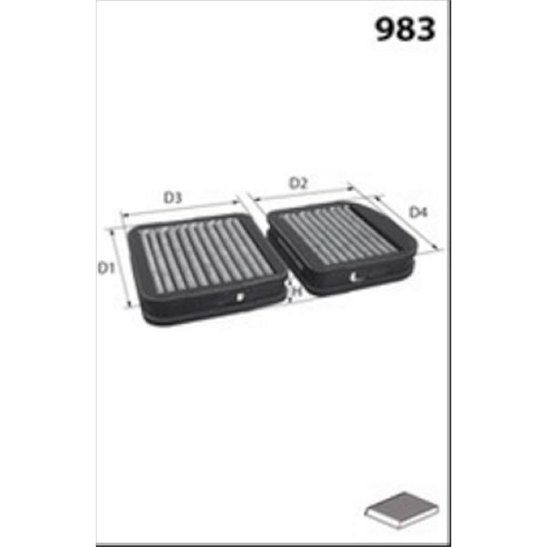 JKR7086 FILTRE D HABITACLE VL