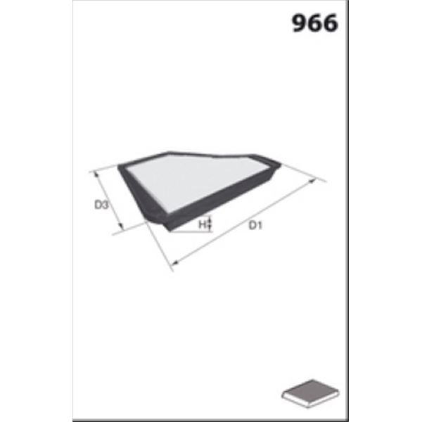 ELR7081 FILTRE D HABITACLE VL