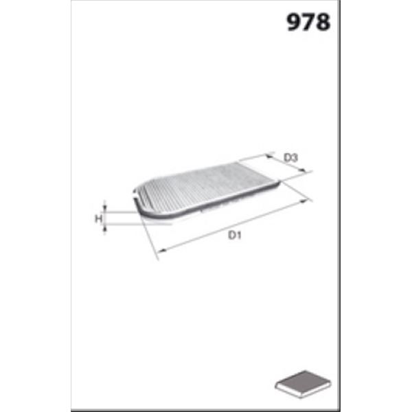 JKR7066 FILTRE D HABITACLE VL
