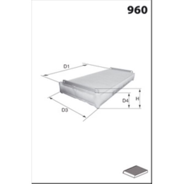 JLR7039 FILTRE D HABITACLE VL