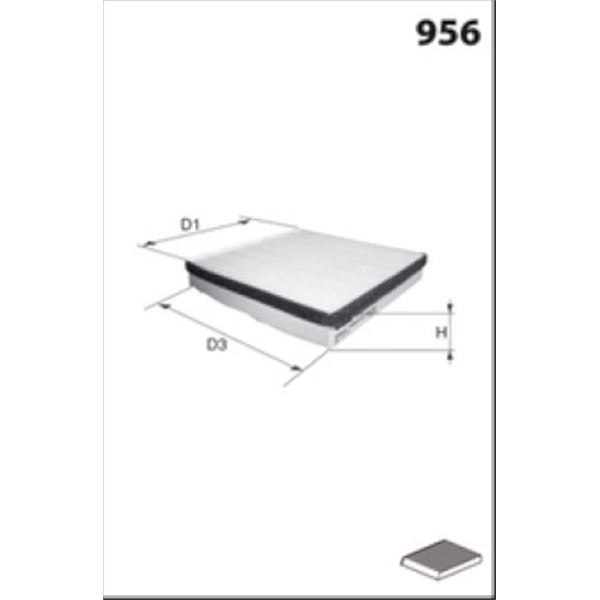 ELR7036 FILTRE D HABITACLE VL