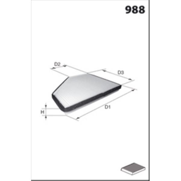 ELR7031 FILTRE D HABITACLE VL