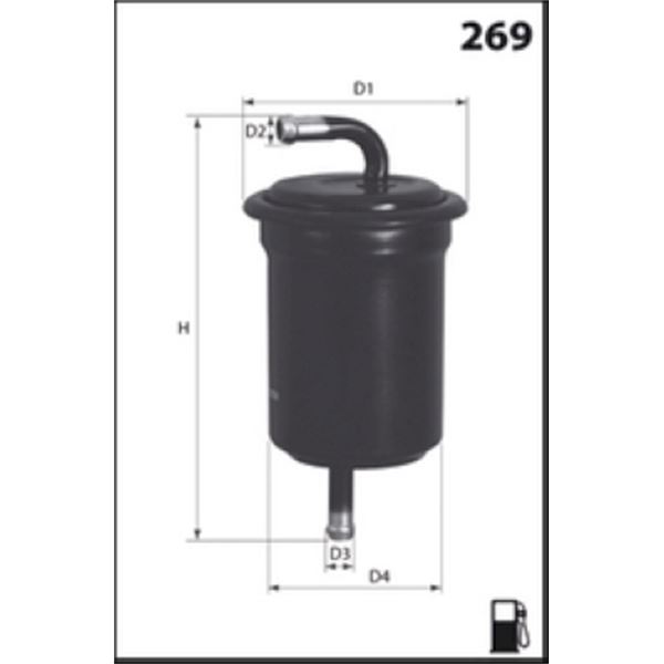 ELE6088 FILTRE A ESSENCE VL
