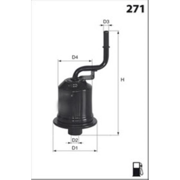 ELE6078 FILTRE A ESSENCE VL