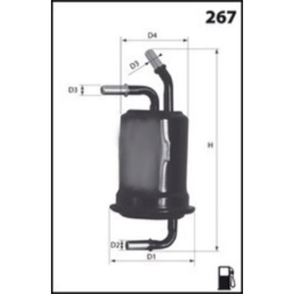 ELE6069 FILTRE A ESSENCE VL