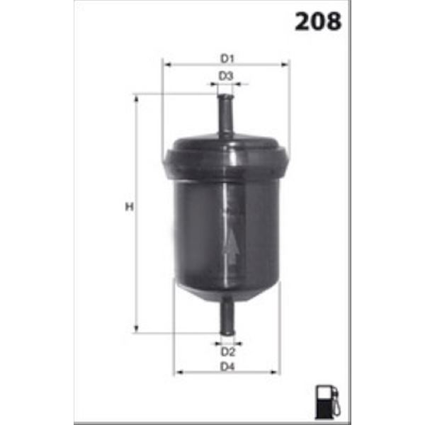 ELE6004 FILTRE A ESSENCE VL