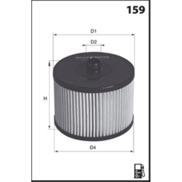 ELG5704 FILTRE A GASOIL VL