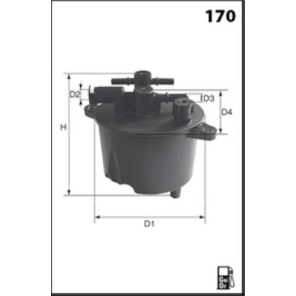 ELG5479 FILTRE A GASOIL VL