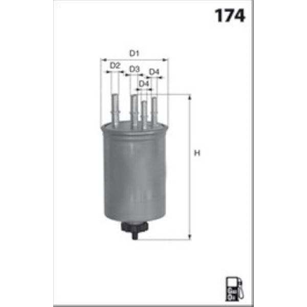 ELG5332 FILTRE A GASOIL VL