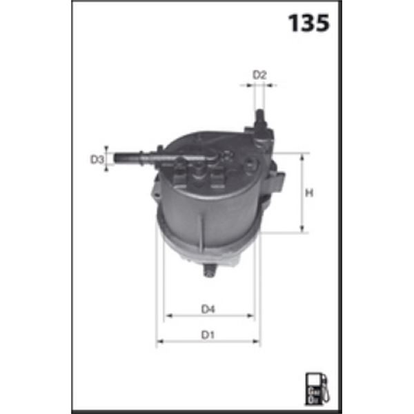 FLG5236 FILTRE A GASOIL VL