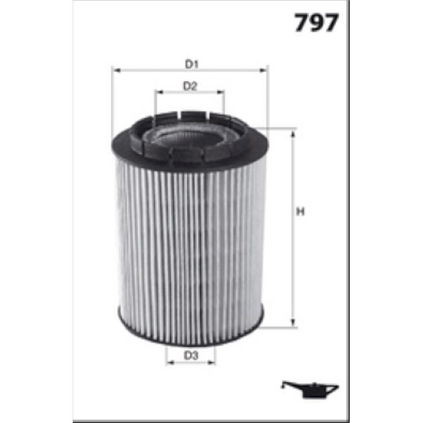ELH4534 FILTRE A HUILE VL
