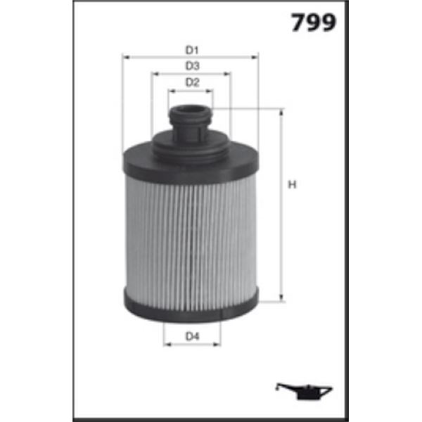 ELH4517 FILTRE A HUILE VL