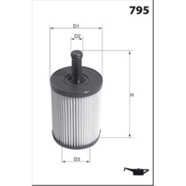 ELH4305 FILTRE A HUILE VL
