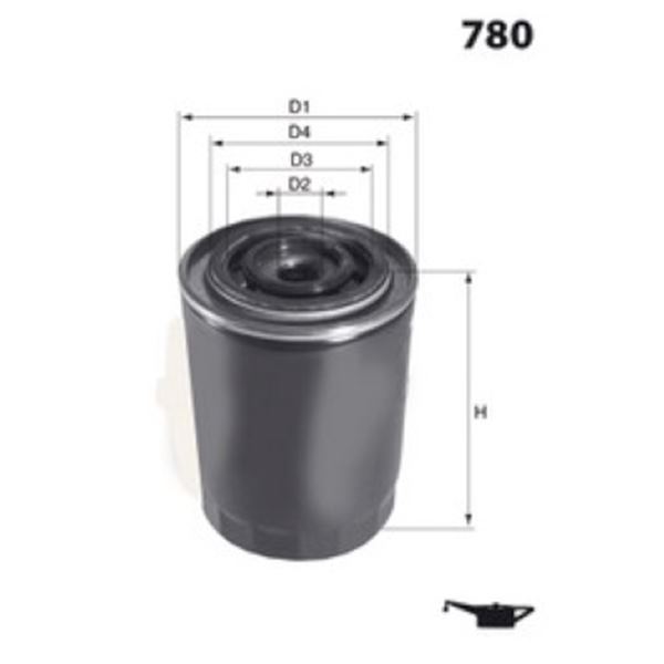 ELH4273 FILTRE A HUILE VL