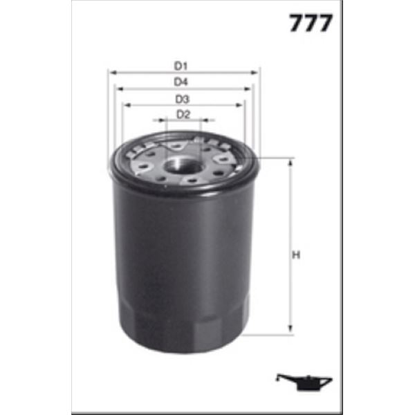 ELH4218 FILTRE A HUILE VL