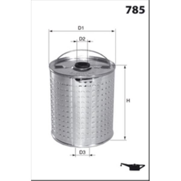ELH4198 FILTRE A HUILE VL