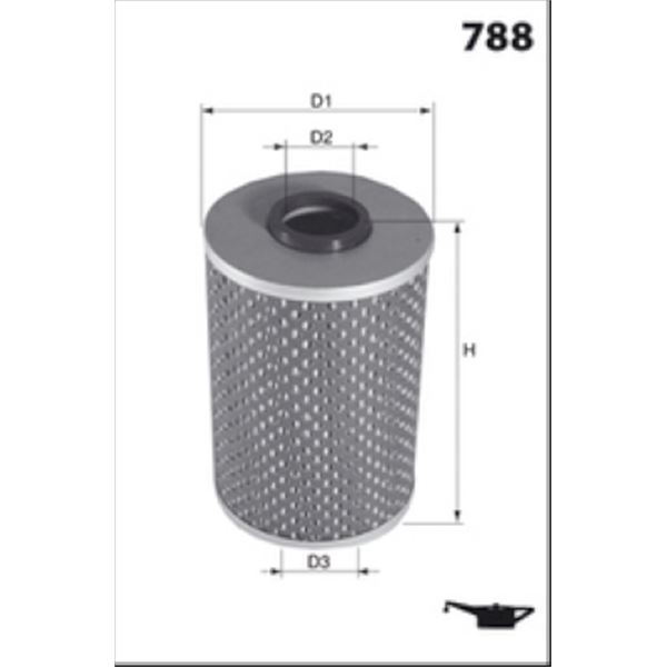 ELH4163 FILTRE A HUILE VL