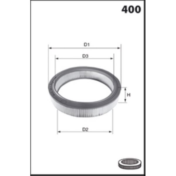 EL3880 FILTRE A AIR VL
