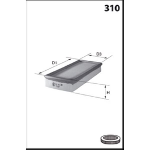 ELP3477 FILTRE A AIR VL