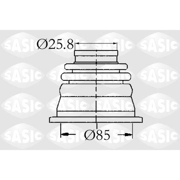 4003408 KIT SOUFFLET DE TRANSM