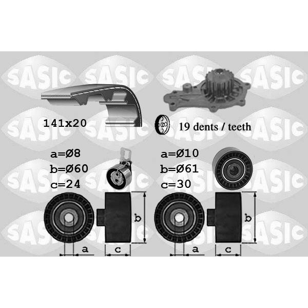 3900044 KIT DIST. POMPE A EAU