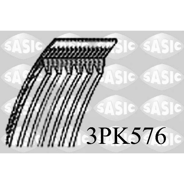 3PK576 COURROIE ACC. POLY V