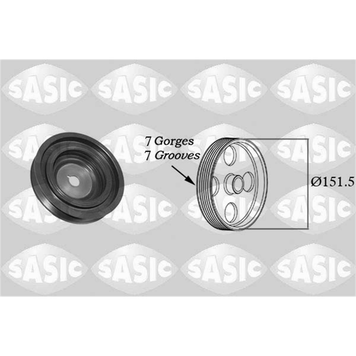 2154022 Poulie De Vilebrequin