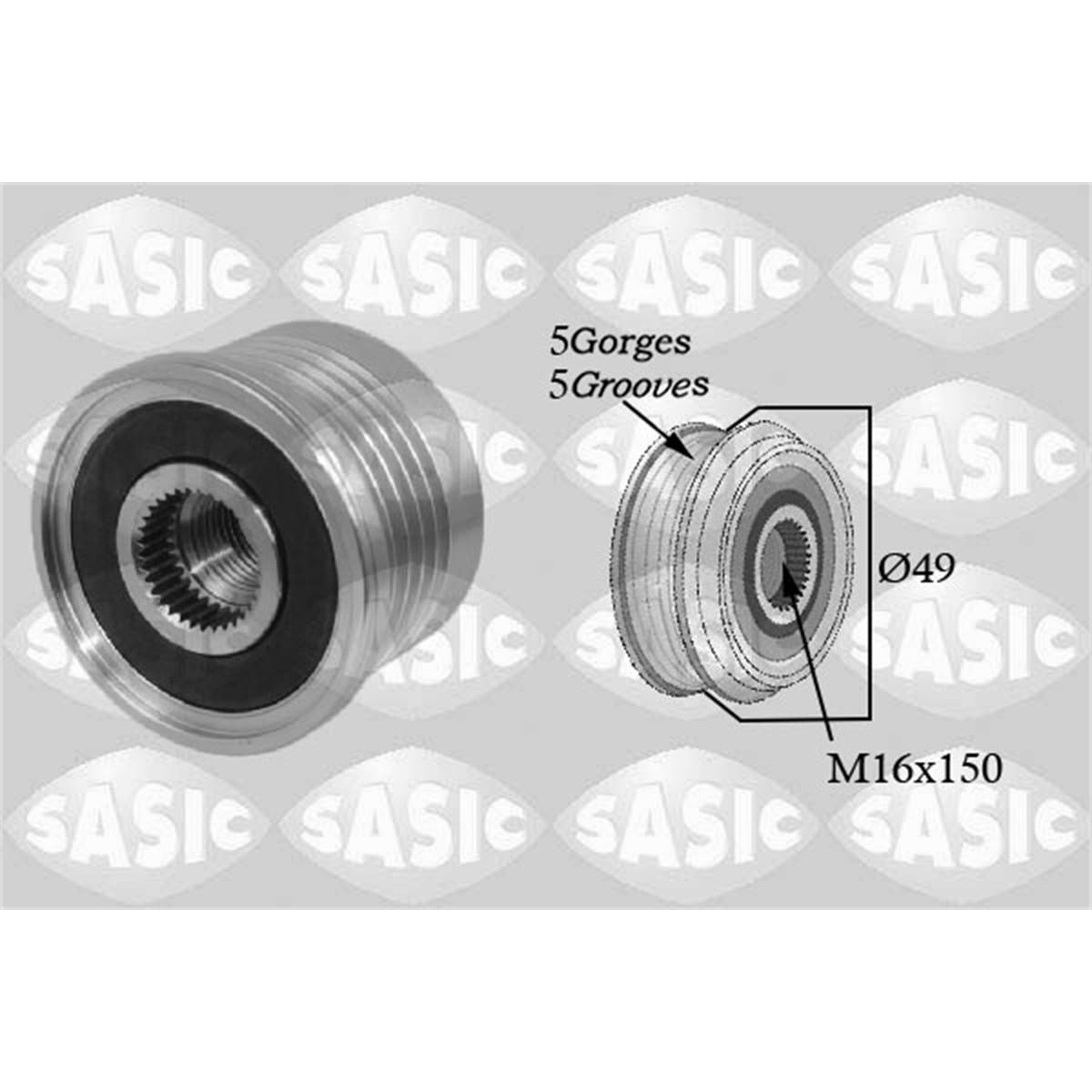 1674005 Poulie D Alternateur