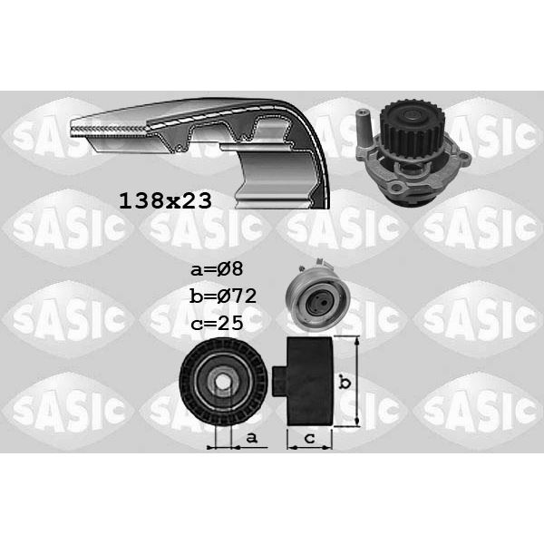 3906070 KIT DIST. POMPE A EAU