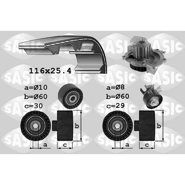 3900035 KIT DIST. POMPE A EAU