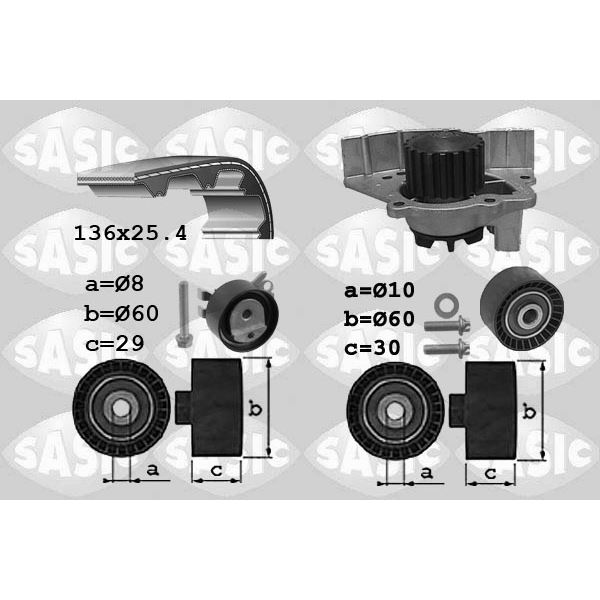 3900034 KIT DIST. POMPE A EAU
