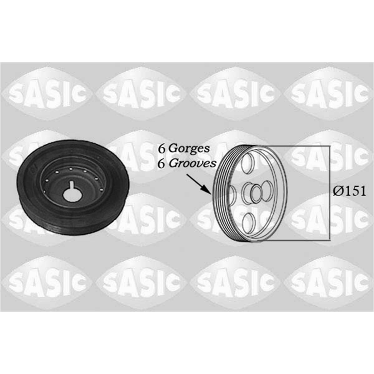 215401Poulie De Vilebrequin